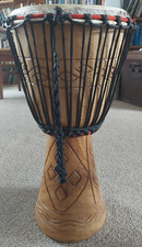 Djembe handmade african for sale  GLASGOW