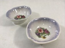 Conjunto de 2 pratos pequenos de porcelana design floral colorido PK Unity Alemanha 2,5" xícaras comprar usado  Enviando para Brazil