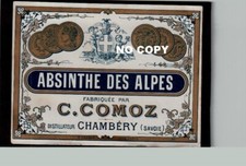 Etiquette neuve absinthe d'occasion  Vernet-les-Bains