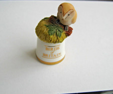 Barn owl thimble for sale  LEICESTER