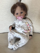 Chupeta magnética Reborn Meadow por Andrea Arcello - Boneca renascida cabelo enraizado em excelente estado usado comprar usado  Enviando para Brazil