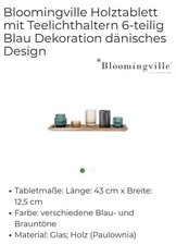 Bloomingville teelichthalter gebraucht kaufen  Langenfeld (Rheinland)