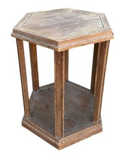 Mesa lateral/exagonal vintage de madeira sintética/poliwood/plástico para móveis comprar usado  Enviando para Brazil