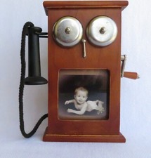 Telefone antigo decoração de parede de madeira telefone de parede de madeira cerâmica comprar usado  Enviando para Brazil