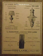 Publicité lampe titus d'occasion  Beaumont-de-Lomagne