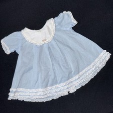 Usado, Vestido azul vintage dos anos 1960 com etiqueta para boneca bebê Madame Alexander Lively Kitten 14” comprar usado  Enviando para Brazil