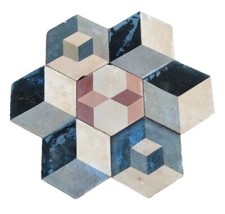 Pannello mattonelle riggiole usato  Lercara Friddi