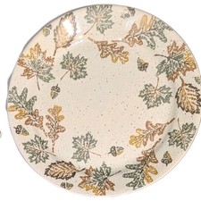 Prato de jantar vintage Corelle folha salpicada outono outono folhas 101/4" RARO x6 pratos A+ comprar usado  Enviando para Brazil