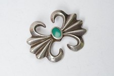 Art Deco Brosche Schleife Silber Achat Chrysopras Cabochon  comprar usado  Enviando para Brazil