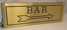 Engraved brass bar for sale  Las Vegas