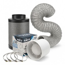 Abluft-Belüftungsset Set ECO Abluft Zuluft Grow Indoor Outdoor Anbau Belüftung comprar usado  Enviando para Brazil