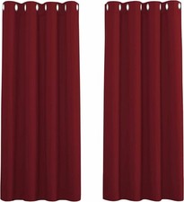 PONY DANCE zasłony czerwone nieprzezroczyste 2 szt. wys. 175 x szer. 140 cm towar B na sprzedaż  PL