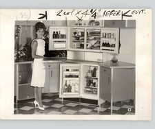 COZINHA Luxo Double Decker FRIGORÍFICO FREEZER Anúncio MODELO 1964 Foto de Imprensa comprar usado  Enviando para Brazil