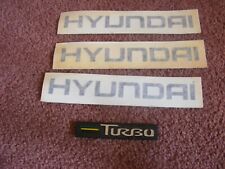 Hyundai decal set for sale  SETTLE