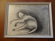 Ancien tableau chat d'occasion  Saint-Jean-Saint-Nicolas