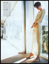 Sapatos femininos moda pernas longas salto alto Jil Sander estampa anúncio década de 1990 -1pg, usado comprar usado  Enviando para Brazil