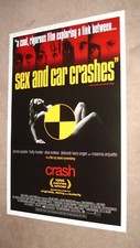 David Cronenbberg's CRASH Original Rolled DS O/S - James Spader & Holly Hunter comprar usado  Enviando para Brazil
