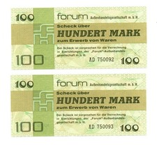 100 mark forumschecks gebraucht kaufen  Berlin