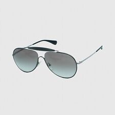 PRADA SPR 56S Pilot Aviator srebrne czarne okulary przeciwsłoneczne 00s na sprzedaż  PL