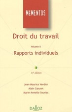 Droit travail volume d'occasion  Hennebont