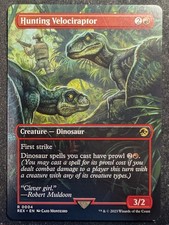 Velociraptor de caça - Borderless - Jurassic World Collection REX (MTG) comprar usado Velociraptor de caça - Borderless - Jurassic World Collection REX (MTG) comprar usado  Enviando para Brazil