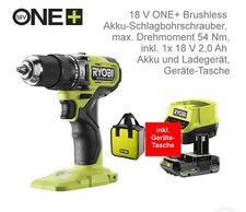 Ryobi rpd18bl1 brushless gebraucht kaufen  Bad Doberan-Umland