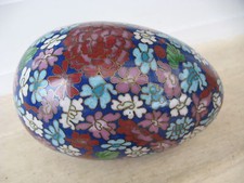 Gros oeuf cloisonnes d'occasion  Sarreguemines