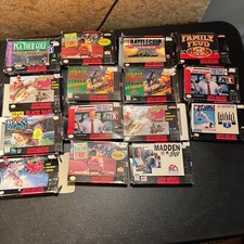 SNES Super Nintendo Game Box Lote 15 SEM JOGOS Apenas Caixa MADDEN JUNGLE STRIKE BASS, usado comprar usado  Enviando para Brazil