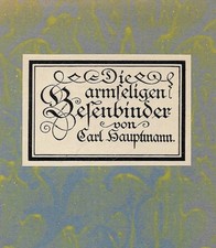 Carl hauptmann armseligen gebraucht kaufen Carl hauptmann armseligen gebraucht kaufen  Augsburg