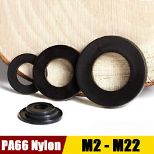 M2-M22 Unterlegscheiben Nylon Distanzscheiben Kunststoff Beilagscheiben Schwarz comprar usado  Enviando para Brazil