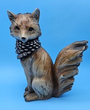 Estatueta de raposa grande rústica vintage resina madeira sintética floresta cabana lodge , usado comprar usado Estatueta de raposa grande rústica vintage resina madeira sintética floresta cabana lodge , usado comprar usado  Enviando para Brazil