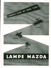Publicité ancienne lampe d'occasion  France