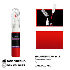 Pluma de pintura de retoque para TRIUMPH CARDINAL RED CL Kit de fijación de pinceles Marca de astillas de arañazos segunda mano  Embacar hacia Argentina