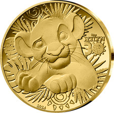 Simba - 30 ans du Roi Lion - 5 Euros Or 2024 comprar usado  Enviando para Brazil
