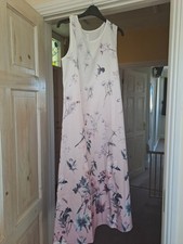 Pink floral long for sale  GLOUCESTER