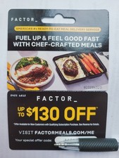 Factor factor meals for sale  Chalfont