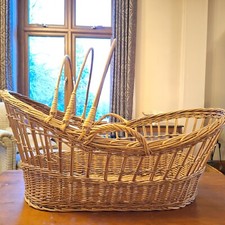 Vintage wicker moses for sale  TAUNTON
