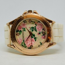 Usado, Aeropostale 08/15 relógio feminino analógico quartzo tom ouro rosa caixa bateria nova comprar usado  Enviando para Brazil