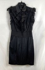 Vestido de coquetel feminino Bebe preto com babado tamanho 8 comprar usado Vestido de coquetel feminino Bebe preto com babado tamanho 8 comprar usado  Enviando para Brazil
