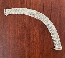 Beautiful silver woven for sale  HASTINGS