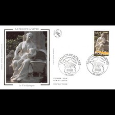 Fdc soie tit d'occasion  Crécy-la-Chapelle