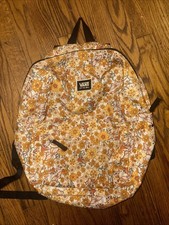 Mochila VANS estilo cogumelo e flor anos 70 bolsa escolar livro comprar usado  Enviando para Brazil