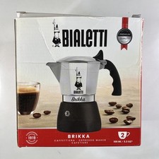 Usado, Bialetti Brikka 2 xícaras 2021 fogão café Moka pote duplo creme caixa danificada comprar usado  Enviando para Brazil