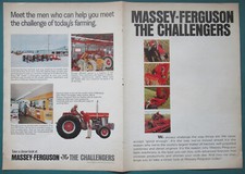1968 Canadian Massey Ferguson anúncio impresso MF 165 4 arados trator comprar usado  Enviando para Brazil