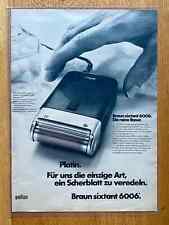 Braun sixtant 6006 gebraucht kaufen  Aßlar