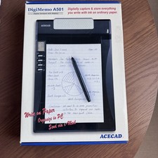 Caneta bloco de notas digital ACECAD DigiMemo A501 - NOVA CAIXA ABERTA - Papel para digital vintage, usado comprar usado Caneta bloco de notas digital ACECAD DigiMemo A501 - NOVA CAIXA ABERTA - Papel para digital vintage, usado comprar usado  Enviando para Brazil