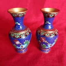 Stunning pair cloisonne for sale  SPALDING