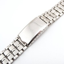 Vintage JB Champion 18,8 mm pulseira de relógio de pulso de aço inoxidável com fecho triplo comprar usado Vintage JB Champion 18,8 mm pulseira de relógio de pulso de aço inoxidável com fecho triplo comprar usado  Enviando para Brazil