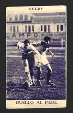 Figurina rugby duello usato  Villanova Monferrato