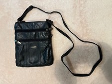 Black leather shoulder for sale  CHIPPENHAM